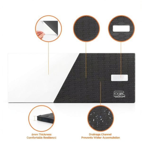 DZGKGM RV Step Covers Foam 4 Pack Black-1