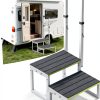 RV Steps Depsunny Aluminum Portable 2‑Step Stair-0
