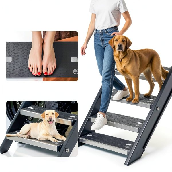 DZGKGM RV Step Covers Foam 4 Pack Black-3