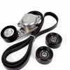 Dilomber Serpentine Belt Kit for Ford E-350-4