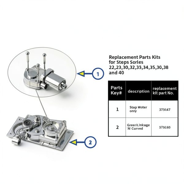 RV Step Motor Conversion Kit for Kwikee 22 23 28A 30 32 33-2