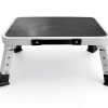 HYMIC Foldable Alloy Steel RV Step Stool Black 15.2 Inch-6