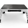 HYMIC Foldable Alloy Steel RV Step Stool Black 15.2 Inch-7