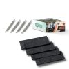 RV Step Rug LATCH.IT Double‑Layer Polyester 3‑Pack 23‑Inch Wide Black-5