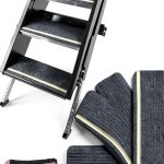 Flamesio RV Step Rug 24 x 7.5 Inch Non‑Slip Carpet 4 Pack-0