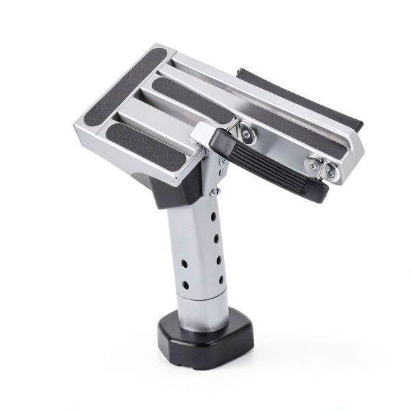 RV Step Stool Homeon Wheels Adjustable Folding Platform Gray SP-200-7