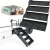 RV Step Rug LATCH.IT Double‑Layer Polyester 3‑Pack 23‑Inch Wide Black-0