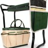 Garden Kneeler and Seat CNHZ FLOURISH Foldable Green Workseat-0