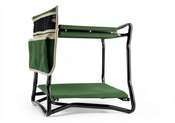 Garden Kneeler and Seat CNHZ FLOURISH Foldable Green Workseat-4