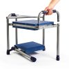 Luvenia Garden Kneeler Seat 2-in-1 Foldable Stool 10.8in Wide Blue-6