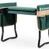 Garden Kneeler SONGMICS Seat with 2 Tool Bags Dark Green UGGK50L-0