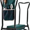 Garden Kneeler LeJoy Seat with Tool Bags and Claw Gloves Green-5