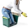 Miracle-Gro Garden Stool 4-in-1 Multi-Use with Seat and Storage Blue-1