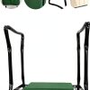 Garden Kneeler and Seat CNHZ FLOURISH Foldable Green Workseat-3