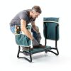 Garden Kneeler SONGMICS Seat with 2 Tool Bags Dark Green UGGK50L-3