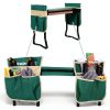Garden Kneeler SONGMICS Seat with 2 Tool Bags Dark Green UGGK50L-4