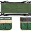 Garden Kneeler SONGMICS Seat with 2 Tool Bags Dark Green UGGK50L-7