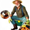 Rolling Garden Cart with Seat - Plastic Storage Bench by Pure Garden-6