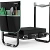 Garden Kneeler KeepTrim 2-in-1 Foldable Seat with Tool Pouch Black 21"-0