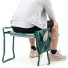 Garden Kneeler Seat Stool by HomGarden Foldable with Tool Pouch-1