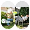 Onadak Heavy Duty Garden Kneeler Seat 400lb Stool with Tool Bag Black-3