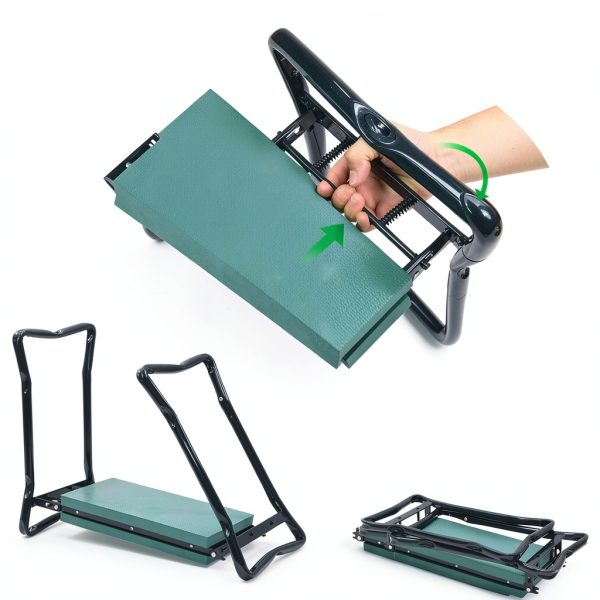 Ohuhu Garden Kneeler and Seat Heavy Duty with EVA Foam Pad and Tool-5