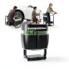 Garden Kneeler KeepTrim 2-in-1 Foldable Seat with Tool Pouch Black 21"-7