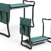 SUPER DEAL Folding Garden Kneeler and Seat with Free Tool Pouches - EVA Foam Pad Protects Your Knees - Sturdy and Lightweight, Gardening Gifts for Women Men-1