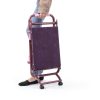 Colwelt Garden Kneeler Upgraded, Gardening Kneelers Stool with Rugged & Sturdy Steel Frame, Garden Seat and Kneeler Bench with Tool Pouch, EVA Foam Pad Protects Your Knees(Purple)-5