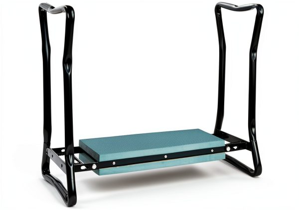 Garden Kneeler Seat Stool by HomGarden Foldable with Tool Pouch-3