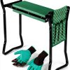 Garden Kneeler And Stool - Foldable Garden Seat For Storage - EVA Foam - Heavy Duty and Lightweight Gardening Yard Tools - Great for Gardening Gifts for Women - Bench Comes With Tool Pouch and Gloves-0