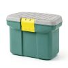 Rolling Garden Cart with Seat - Plastic Storage Bench by Pure Garden-8