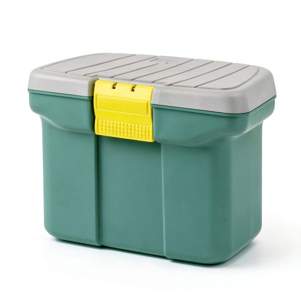 Rolling Garden Cart with Seat - Plastic Storage Bench by Pure Garden-8