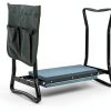 Garden Kneeler Seat Stool by HomGarden Foldable with Tool Pouch-2