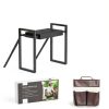 Onadak Heavy Duty Garden Kneeler Seat 400lb Stool with Tool Bag Black-5