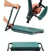 Garden Kneeler and Seat, Portable Foldable Gardening Kneeling Bench Stool with Tool Pouch and EVA Foam Kneeling Pad, Gardening Gifts for Women, Men, Gardeners, Seniors-3