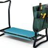 SUPER DEAL Folding Garden Kneeler and Seat with Free Tool Pouches - EVA Foam Pad Protects Your Knees - Sturdy and Lightweight, Gardening Gifts for Women Men-5