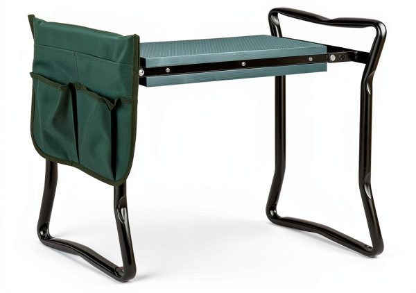 SUPER DEAL Folding Garden Kneeler and Seat with Free Tool Pouches - EVA Foam Pad Protects Your Knees - Sturdy and Lightweight, Gardening Gifts for Women Men-2