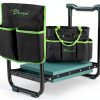 Bluesea Garden Kneeler and Seat - 2-in-1 Heavy Duty Garden Stool & Thick Kneeling Pad with Tool Pouch, Foldable Garden Bench for Planting, Weeding, Seniors, Women (350lbs Capacity)-0