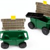 Rolling Garden Cart with Seat - Plastic Storage Bench by Pure Garden-7