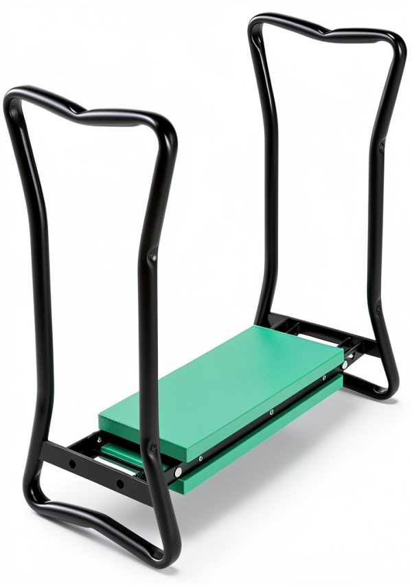 Garden Kneeler Backyard Expressions Large Green Multi Functional Seat-0
