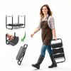 Garden Kneeler KeepTrim 2-in-1 Foldable Seat with Tool Pouch Black 21"-4