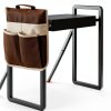 Onadak Heavy Duty Garden Kneeler Seat 400lb Stool with Tool Bag Black-0