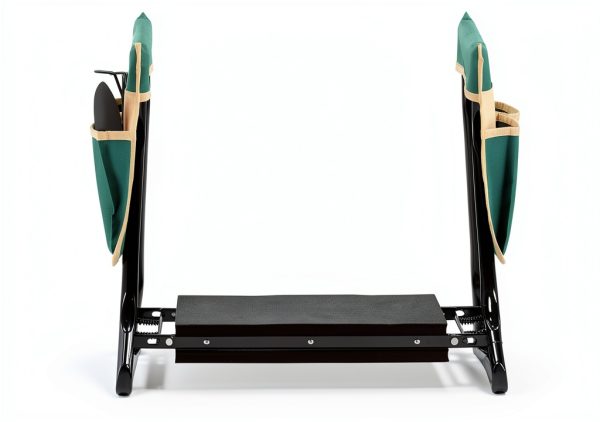 VEVOR Folding Garden Kneeler Seat with 8in EVA Pad Green Portable-10