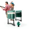 Garden Kneeler and Seat Gardening Stool Heavy Duty Garden Kneeling Bench with Handles Seat Bench Comes with Tool Pouch & Gloves Gardening Gifts for Seniors Women & Men (Green)-5
