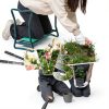 Garden Kneeler Backyard Expressions Large Green Multi Functional Seat-4