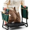 VEVOR Folding Garden Kneeler Seat with 8in EVA Pad Green Portable-4
