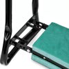 Garden Kneeler Seat Stool by HomGarden Foldable with Tool Pouch-7