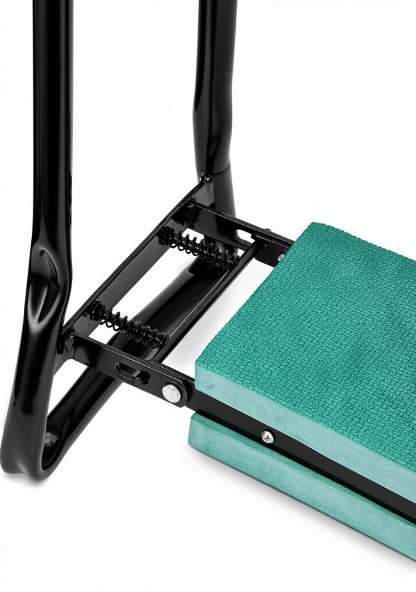 Garden Kneeler Seat Stool by HomGarden Foldable with Tool Pouch-7