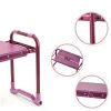Colwelt Garden Kneeler Upgraded, Gardening Kneelers Stool with Rugged & Sturdy Steel Frame, Garden Seat and Kneeler Bench with Tool Pouch, EVA Foam Pad Protects Your Knees(Purple)-8
